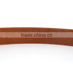 Gun Color Pin Belt Buckle Tan Cowhide Custom Belt Buckle Leather Belt thumbnail-6