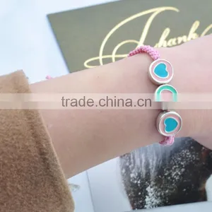 Simple Children Cheap Bracelet Jewelry Colorful Bracelet Nnisex Trendy Alloy Heart Bracelet/ thumbnail-5