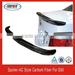Wholesale 2004-2009 AC Style 5 Series FOR BMW E60 AC Rear Spoiler Carbon Wing thumbnail-1