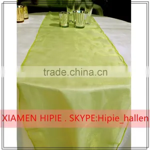 Round Pink Organza Tablecloth Cover For Banquet Decor thumbnail-3