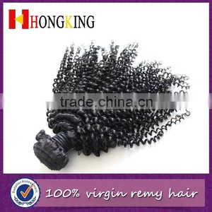 Malaysian Afro Kinky Curl Sew in Hair Weave Jerry Curl Baby Curl Braids Human Hair for Braiding thumbnail-1