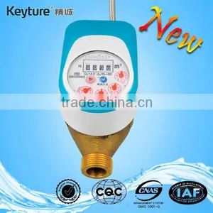 Direct Reading Electronic Valve Control Water Meter(Light Blue Color) thumbnail-1