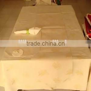 High Quality Polyester Jacquard Cheap Table Cover thumbnail-3