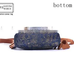 Large Capacity Unisex Handmade Canvas Laptop Bag & Backpack thumbnail-4