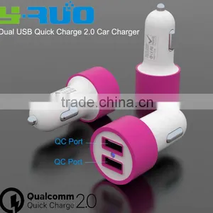 2016 Newest Porduct Dual QC Ports Car Charger for Samsung HTC Google With Output 5V 2.4A 9V 2A 12V 2A thumbnail-6