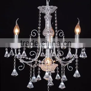 WD-1815-3/5/8 Hot Sale 2016 Classic Chrom Iron K9 Crystal Chandelier thumbnail-1