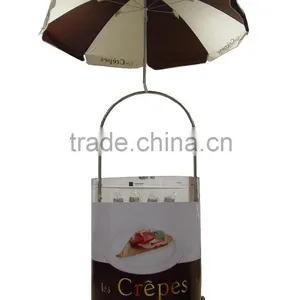 Mobile Hamburgers Carts Food Vending Truck Cart for Crepe Maker Sale thumbnail-1