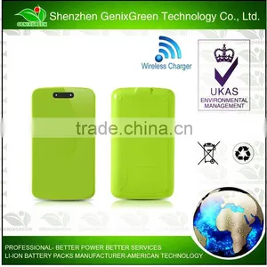 Unique 4000mah qi Wireless Portable Charger for Mobile Phone Notebook thumbnail-1