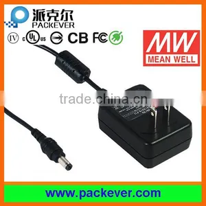 UL CUL Meanwell Power Adaptor GS12U GS12 12W thumbnail-1