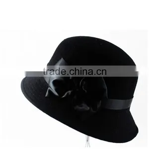 2015 High Quality Wool Felt Hat Vintage Felt Hillbilly Hat thumbnail-2