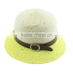 New Arrival Pure Color Hat Fashion Beach Straw Hats thumbnail-1