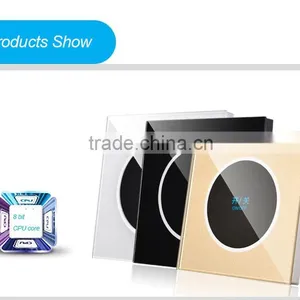 Single Smart Touch Screen Wall Plate Light Switch 1000w thumbnail-2