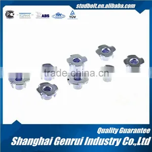 Blue Zinc Coated Carbon Steel Full Thread t Nut With 4 Prong thumbnail-6