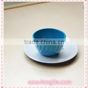 Melamine Tea Cup Saucer, Custom Printed Tea Cup and Saucer thumbnail-4