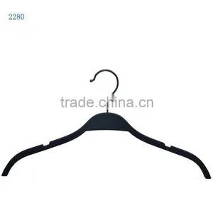 Hot Sale Durable Black Cheap Solid Plastic Hanger For Men thumbnail-6