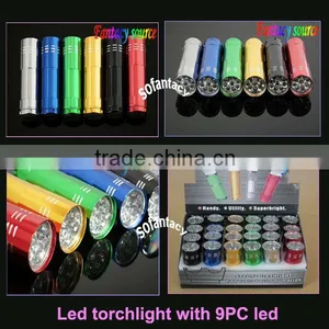 9pc Led Led Torch Light,led Light Torch thumbnail-1