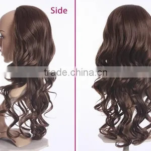 Wig Factory u Part Synthetic Kinky Curly Wig Kinky Twist Braided Lace European Hair Wig thumbnail-3