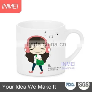 Wholesale Cheap Small Order Advertising Customized Logo Ceramic Mugs Cup 6oz thumbnail-1