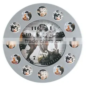Clock With 12 Photo Frame thumbnail-1