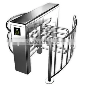 For Shanghai Community Safety Entrance Access Control Automatic Stainless Steel Half Height Turnstile thumbnail-4