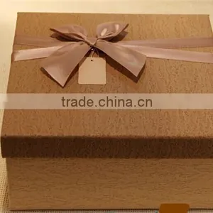 CardBoard Paper Brown Gift Box Packaging thumbnail-1