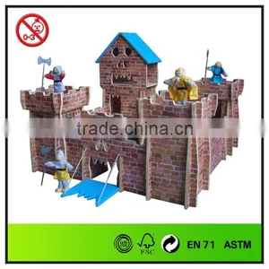 Easter Gifts Wooden Toy Castle thumbnail-1