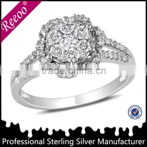 Fashion Jewelry Big Rings, Crown Wedding Rings Jewelry thumbnail-1