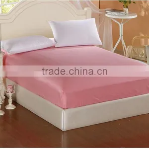 Yellow Or Red Colored Polyester Knit Waterproof Mattress Protector thumbnail-4