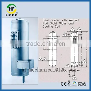 HF30011 Stainless Steel Dual Mechanical Seal Barrier Fluid Tank Reservoir Vessel thumbnail-1