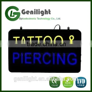 New TATTOO & PIERCING STORE SIGN Tattoo Supply Equipment LED STORE SIGN thumbnail-1