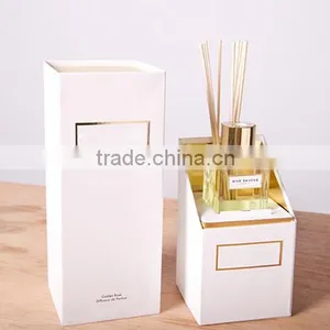 Cardboard Reed Diffuser Box With Botanical Pattern thumbnail-1