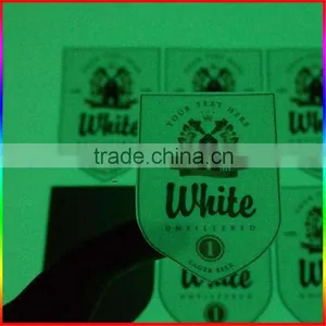 Glow in Dark Adhesive Sticker Label thumbnail-1