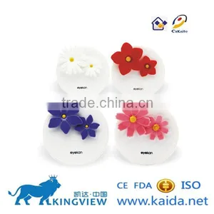 A-8063-1 White Butterfly Mosaic Case of Contat Lens thumbnail-1