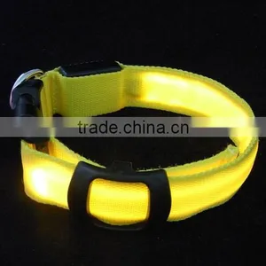 Wholesale LED Luminous Nylon Pet Dog Collar PT208 thumbnail-5