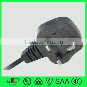 BSI Moulded 3 Prong Plug Extension Cords Flat Plug Electric Wires thumbnail-2
