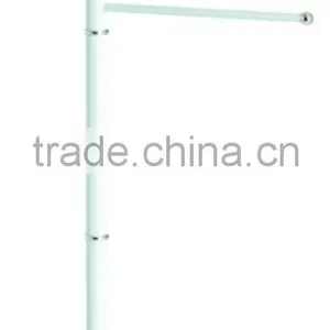 Metal Standing Turn Towel Rack Stand Paint White Base thumbnail-1