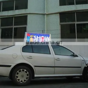 High Resolution Scrolling Outdoor Rgb Color Led Display for Taxi thumbnail-1