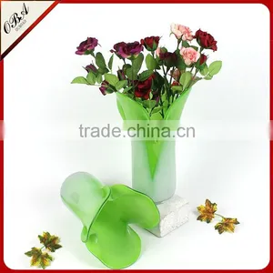 Modern Creative Cabbage Shape Handmade Vase Glass Vase for Desktop Decoration thumbnail-1