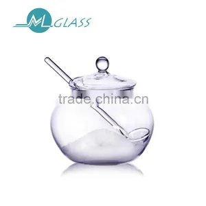 High Borosilicate Handmade Glass Canning Jars Glass Mason for 150ml thumbnail-4