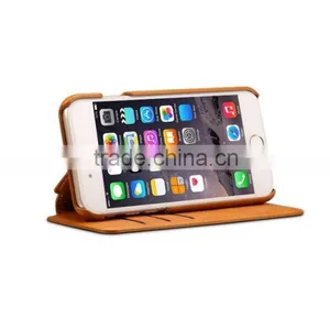 Leather Wallet Mobile Phone Case Stand With Card Slot for IPhone 7 IPhone 6/6S Flip Cover Wallet Case thumbnail-6
