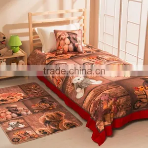 TEDDY DIGITAL PRINTED RUG FOR CHILDREN AND KIDS thumbnail-1