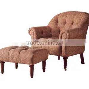 Turkish Antique Chair With Wood Carved Ottoman Furniture thumbnail-1