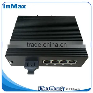 Good Price of 5 Port Full Gigabit Industrial Switch 1x1000BaseX FX Port and 4x10/100/1000BaseTx Ports Ethernet Switch I505B thumbnail-3