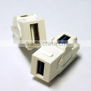 HDMI USB TRS Keystone Jack Female Digital Coupler thumbnail-4