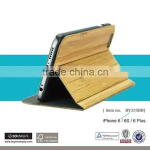 Mobile Accessories for Iphone 6 Wood Case Natural Wooden Cover for Iphone 6 Plus thumbnail-1