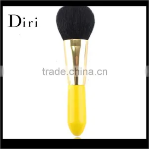 Big Powder Makeup Brush Yellor Color Best Conceal Makeup Brush Synthetic Hair Make up Powder Brush thumbnail-1