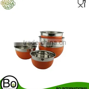 5pcs Stainless Steel Colorful Mixing Bowl thumbnail-1