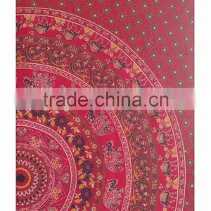 Indian Elephant Mandala Dorm Tapestry Hippie Wall Hanging Throw Cotton Bedspread Yoga Rajasthan Jaipur thumbnail-4