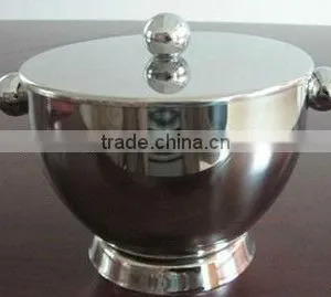 1.5L Stainless Steel Cooling Ice Bucket With Lid thumbnail-1