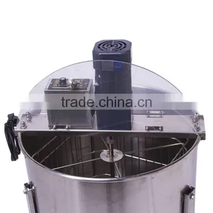 Support Cuotomize / 4 Frames Cheap Stainless Steel Honey Extractor By Electric From Manufacturer thumbnail-1